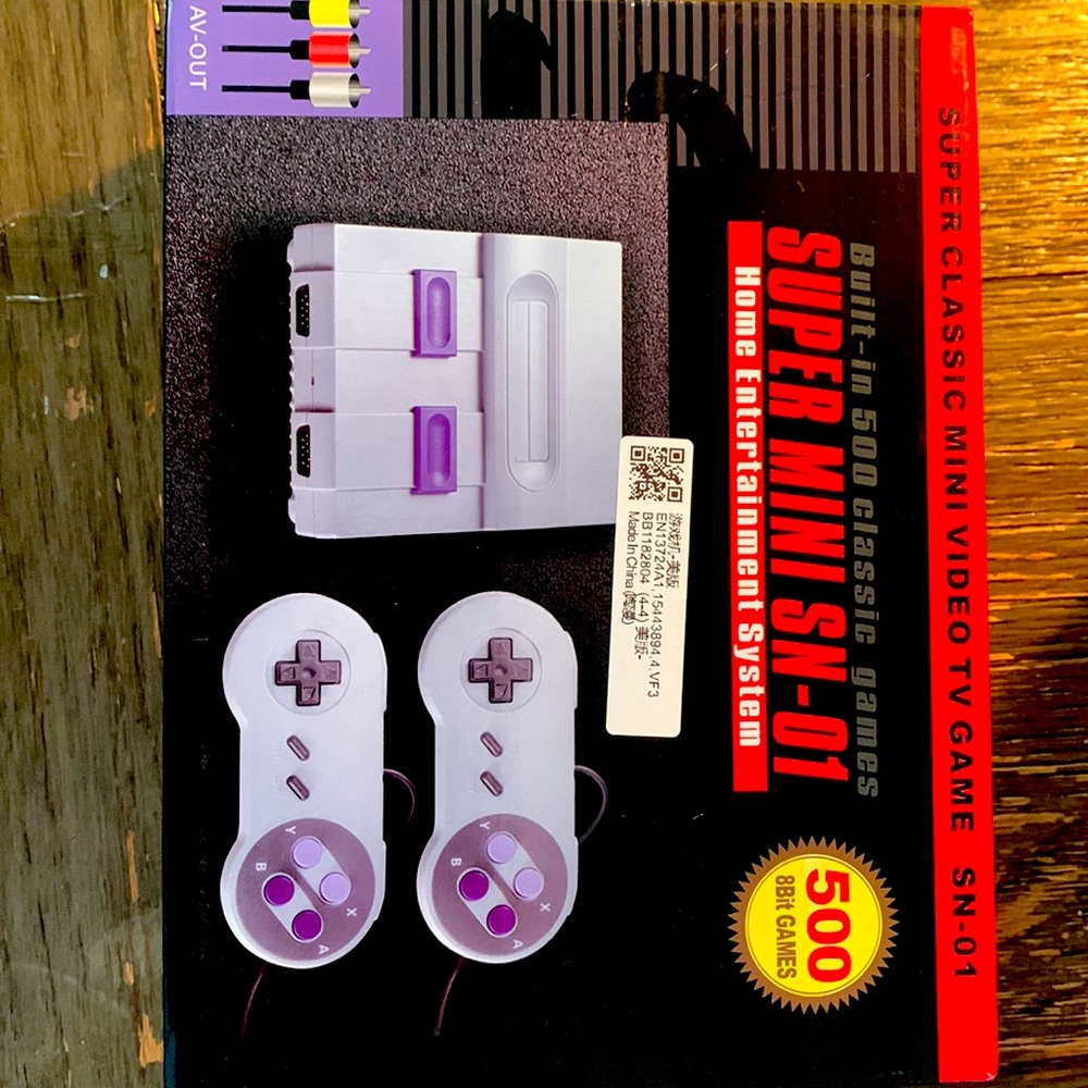 supper MiNi SN-01 500 games there’s an adapter that can give you 1000more games